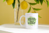 Pickleball Tears Kitchen Mug, Funny Green Coffee Cup: 15oz