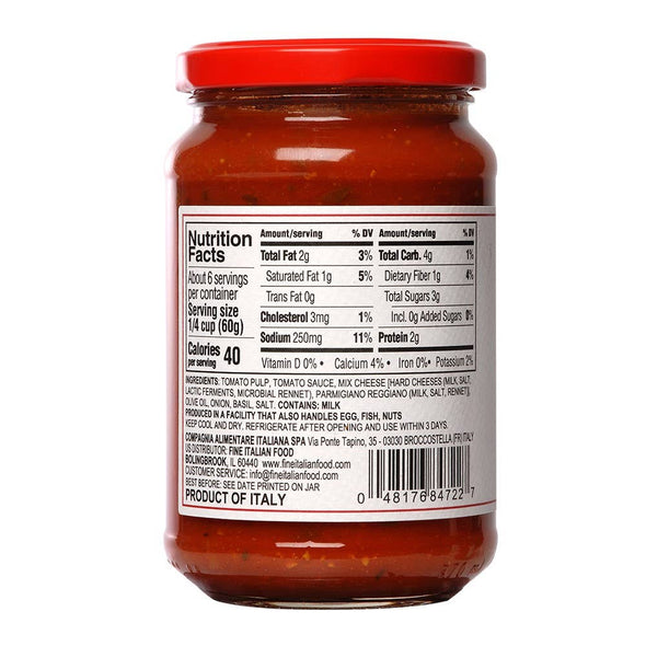 Mantova Italian Margherita Pizza Sauce, 12.5 oz