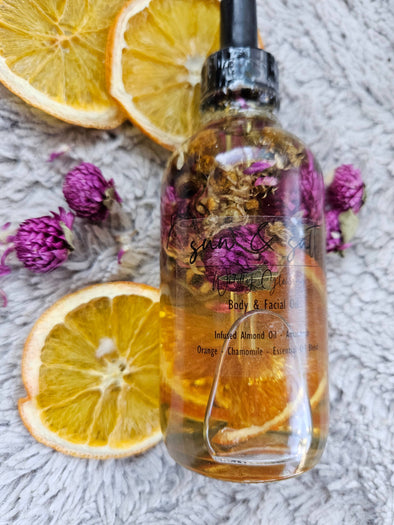 Floral Infused Face & Body Oil- Wildly Glowing