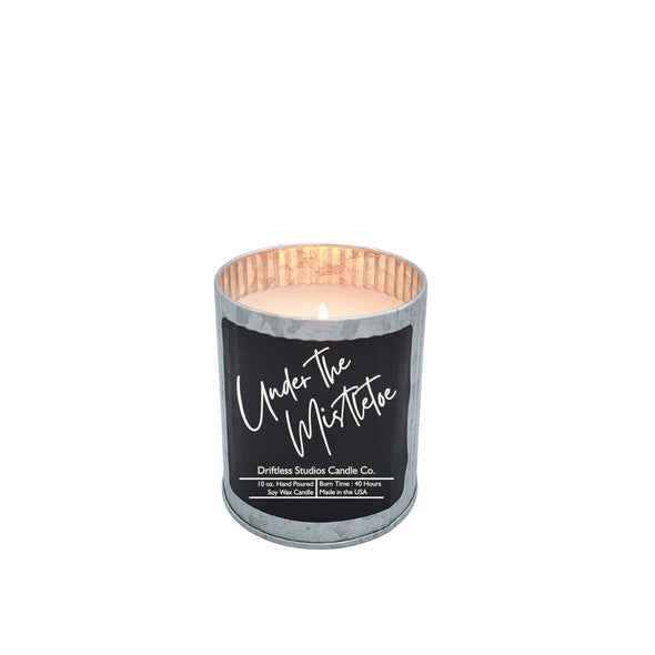 Under the Mistletoe Soy Wax Candle Tin Candles Christmas