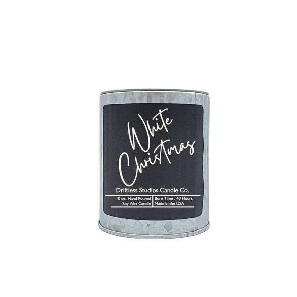White Christmas Candles Wholesale Scented Soy Wax Candle
