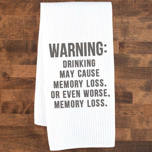 Drinking Memory Loss Kitchen Towel