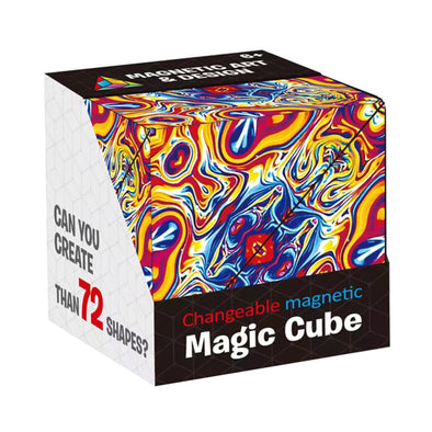 Shape-Shifting Colorful Magic Cube Fidget Toys For Kids
