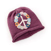 Organic Baby Peace  Hat - Soft Purple: 6-12 Months