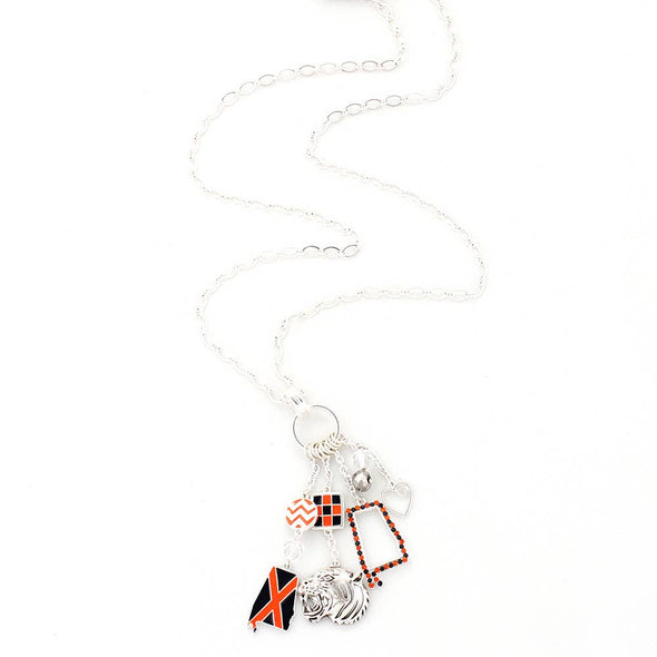 Auburn State Cluster Necklace