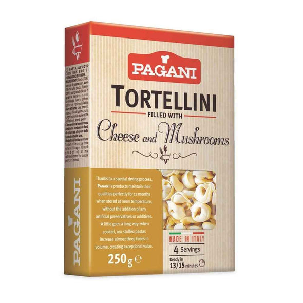 Pagani Tortellini with Cheese and Mushrooms, 8.8 oz.