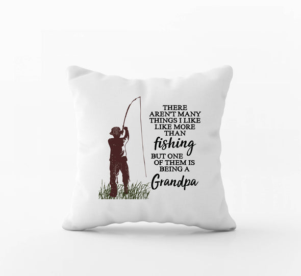 Fishing & Being A Grandpa Pillow, Lake Decor Father's Day