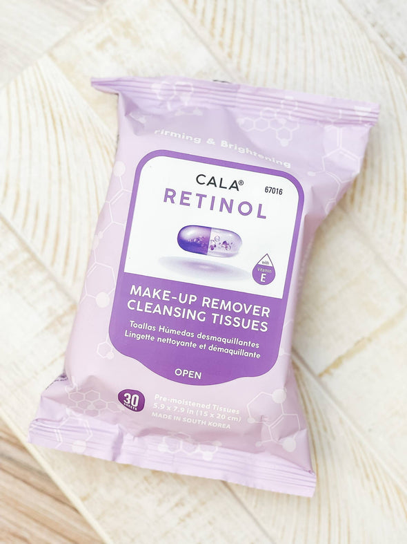 Make Up Remover Cleansing Tissues - Retinol