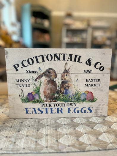 Easter Wooden Signs